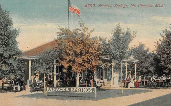 Panacea Springs - Old Postcard (newer photo)